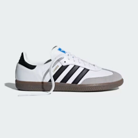 MUST TRY!!! adidas Women's Samba OG Shoes, White/Black/White - Picture 5 of 9